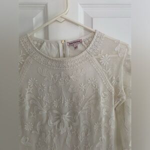 Juicy Couture mini long sleeve lace dress